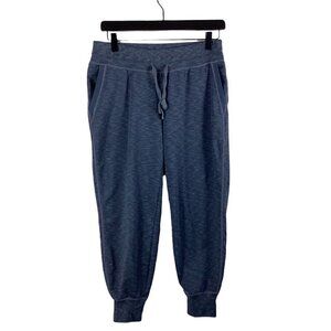 Athleta Techie Jogger Capri Pants Gray XS Cropped Drawstring Waist Stretch